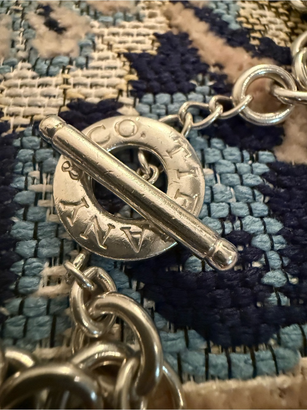🔥Tiffany & Co Return to Tiffany Heart Tag Toggle Necklace 16" Sterling925🔥 - Picture 13 of 17